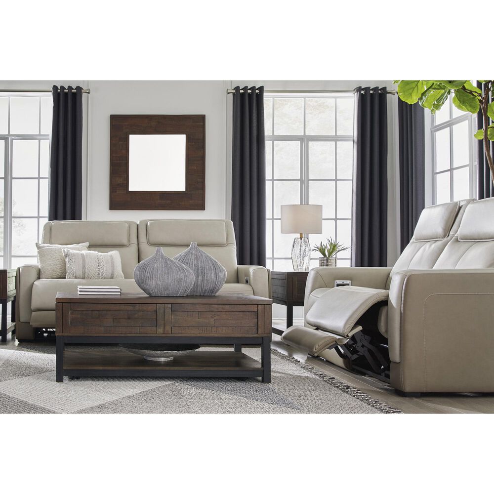 Ashley Battleville Power Reclining Loveseat in Almond, , large