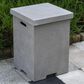 Elementi Fire 20" Square Tank Cover in Gray, , large