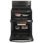 GE Profile Profile 2-Piece Kitchen Packages with 30" Electric Double Oven Range and 1.7 Cu. Ft. Over-the-Range Microwave Oven in Fingerprint Resistant Black Stainless Steel, , large