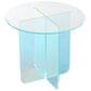 Urban Home Fomo Large End Table in Iridescent Glass, , large