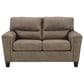 Ashley Navi Stationary Sofa and Loveseat Set in Fossil, , large