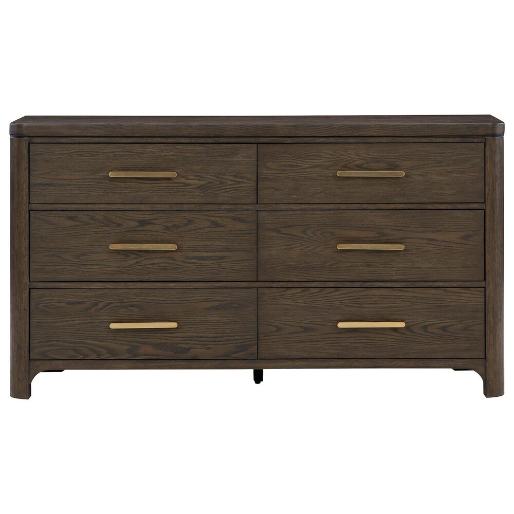 Ashley Radkin 6 Drawer Dresser in Burnished Brown, , large