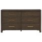 Ashley Radkin 6 Drawer Dresser in Burnished Brown, , large
