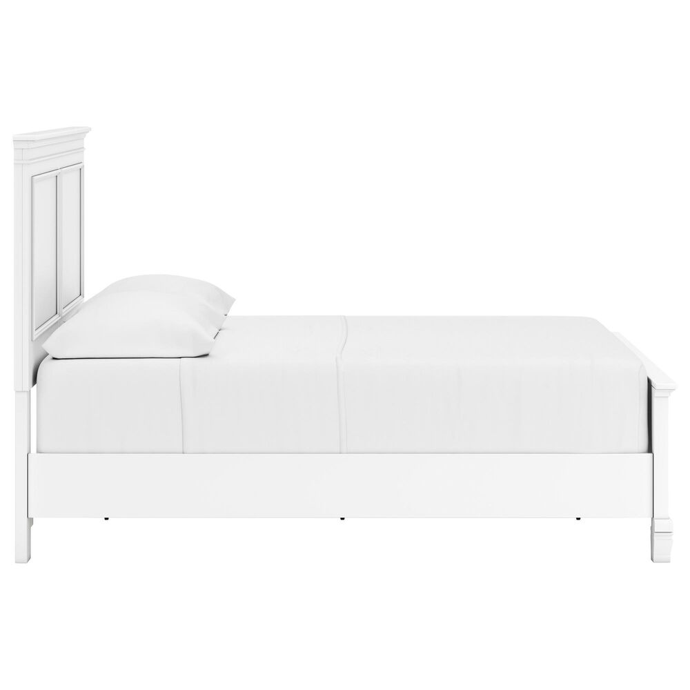 Ashley Fortman Full Panel Bed in White, , large