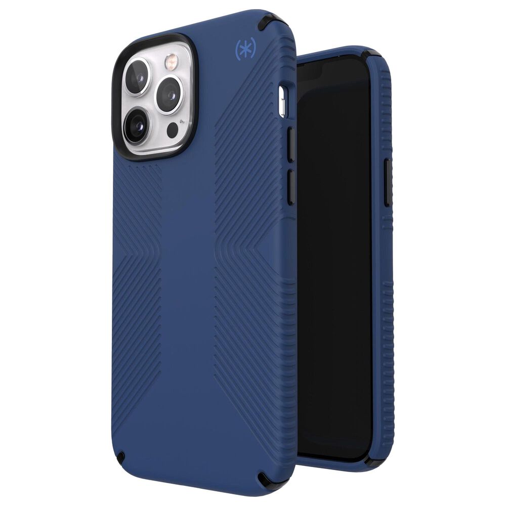 Speck Presidio2 Grip MagSafe Case for Apple iPhone 13 Pro Max in Coastal Blue, Black and Storm Blue, , large