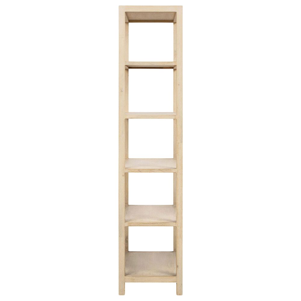 Jennifer Taylor Home Ellis 5-Shelf Bookcase in Light Natural Cerused, , large