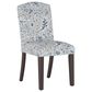 Skyline Furniture Dining Chair in Indian Blockprint Grey, , large