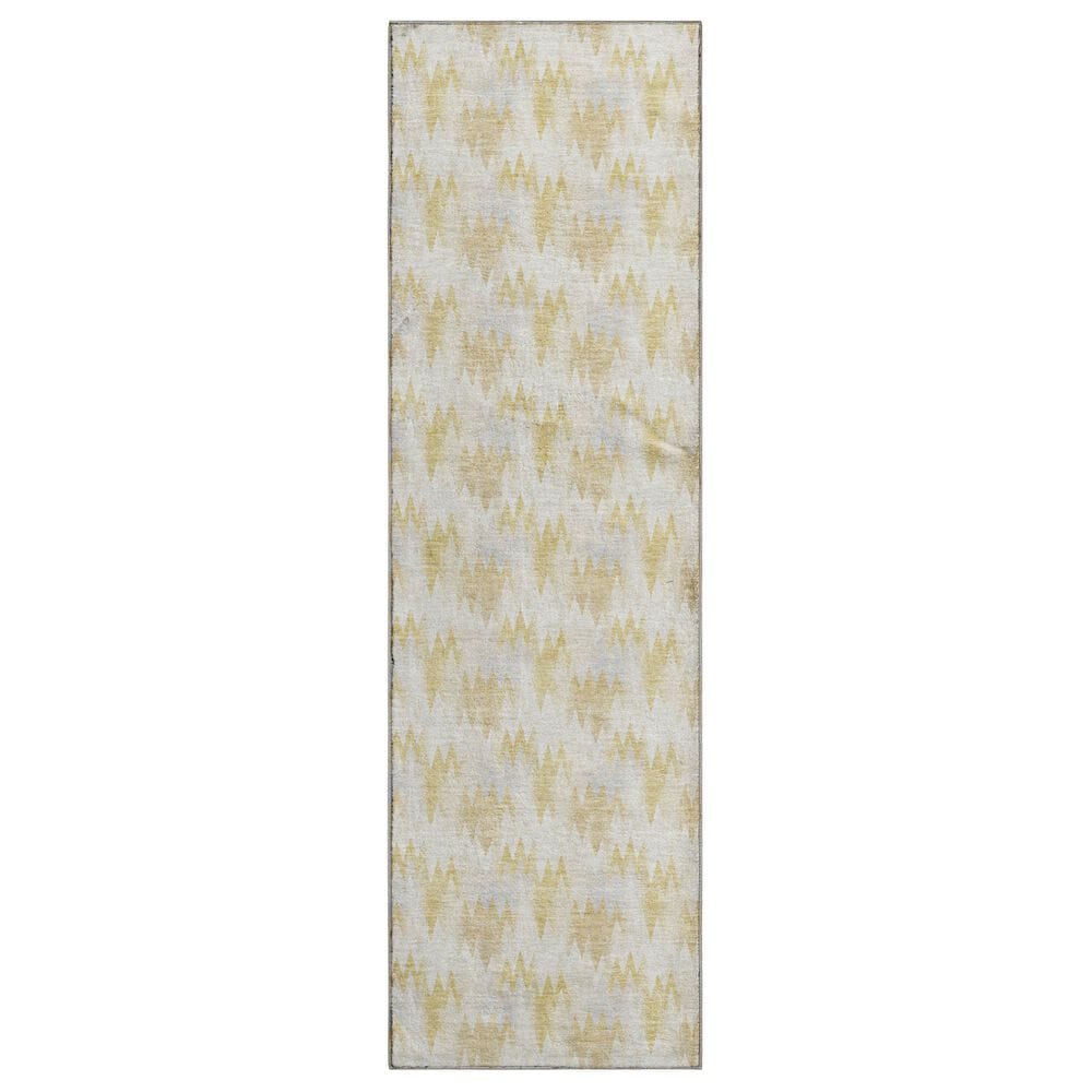 Dalyn Rug Company Soft Essentials Chevron Wheat 2"3" x 7"6" Runner, , large