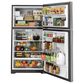 GE Appliances 19.2 Cu. Ft. Top Freezer Refrigerator in Stainless Steel, , large