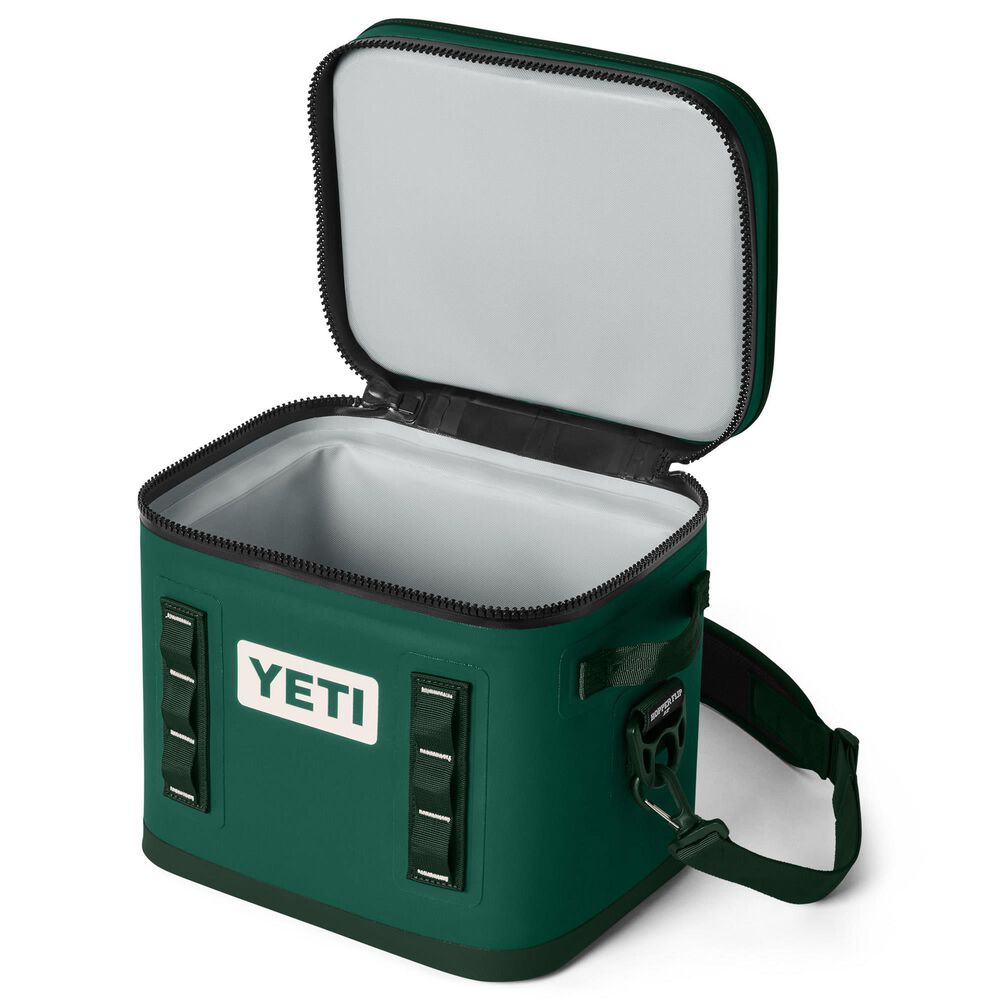 YETI Hopper Flip 12 Soft Cooler in Black Forest Green, , large