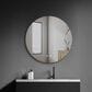 Lexora Home Nordica 28" Circular LED Vanity Mirror, , large