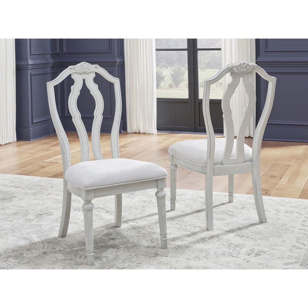 Ashley Montelaine Side Chair in Antique White, , large