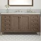 James Martin Vanities Chicago 60" Single Bathroom Vanity in Whitewashed Walnut with 3 cm Lime Delight Quartz Top and Rectangular Sink, , large