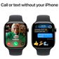 Apple Watch Series 10 GPS + Cellular 46mm Slate Titanium Case with Black Sport Band - S/M, , large