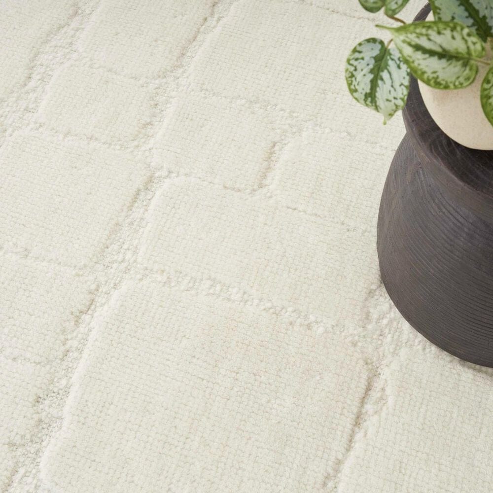Nourison Blanco BLO02 9&#39;9&quot; x 13&#39;9&quot; Ivory Area Rug, , large