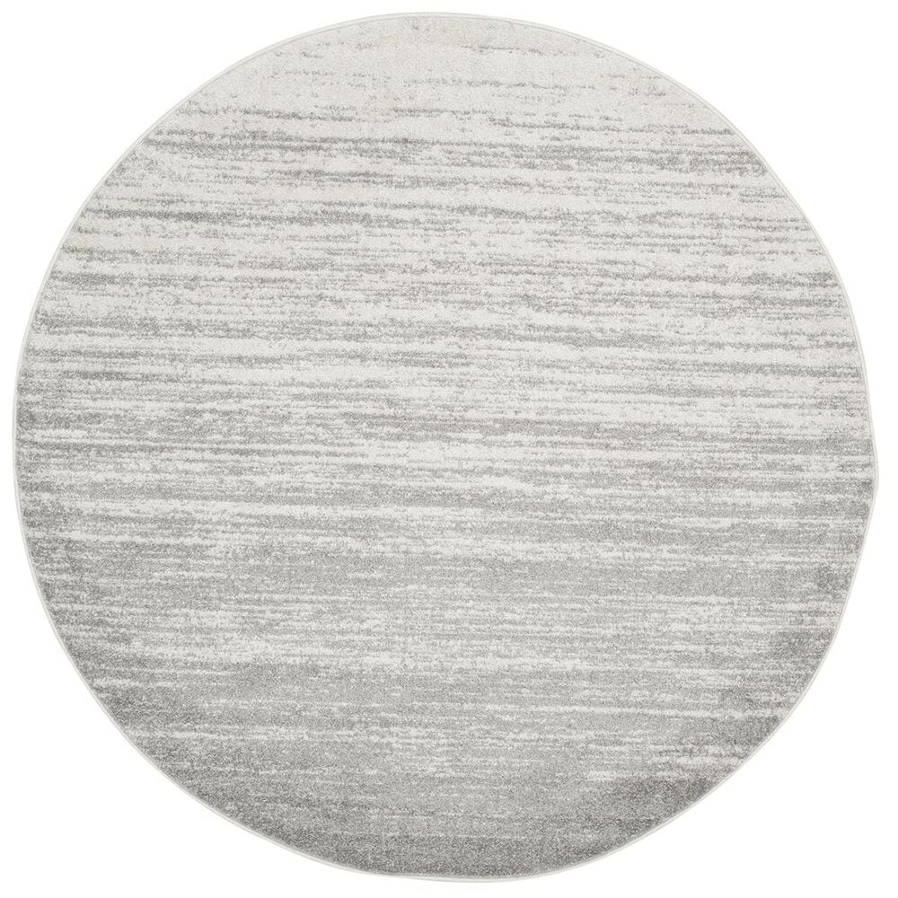 Safavieh Adirondack ADR113B-10R 10&#39; x 10&#39;  Ivory/Silver Round Rug, , large