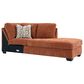 Ashley Aviemore 2-Piece Sectional with Right-Facing Chaise in Spice, , large
