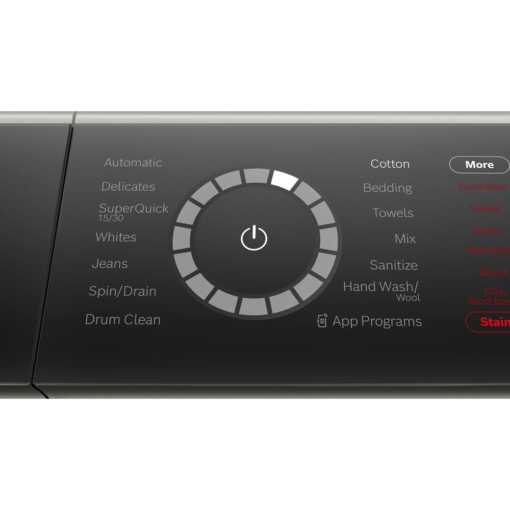 Bosch 800 Series 2.4 Cu. Ft. Front Load Compact Washer in Pearl Steel, , large