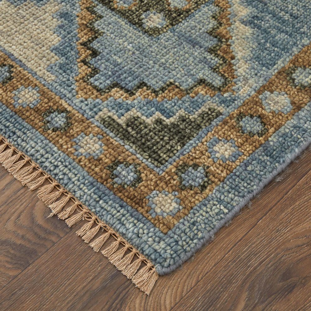 Feizy Fillmore 8&#39; x 10&#39; Blue and Green Area Rug, , large