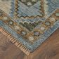 Feizy Fillmore 8" x 10" Blue and Green Area Rug, , large