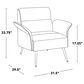 Lumisource Petal Accent Chair in Camel, , large