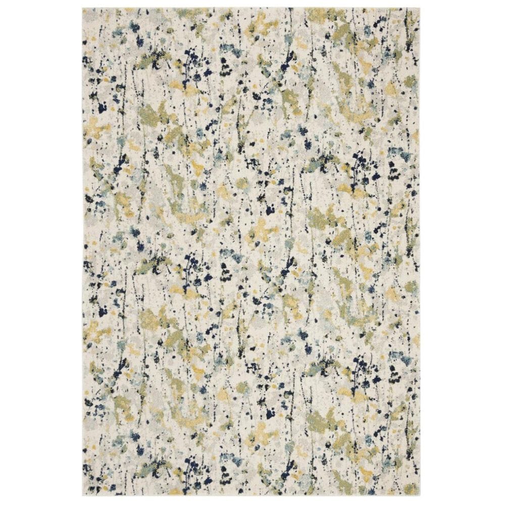Safavieh Evoke EVK284C 5"1" x 7"6" Ivory and Yellow Area Rug, , large