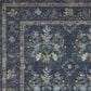 Rifle Paper Co. x Loloi Courtyard 2"3" x 3"9" Seville Navy Area Rug, , large