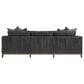 Bernhardt Noel Stationary Sofa in Grey, , large