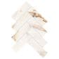 Dal-Tile Gamma Bella 10" X 15" HERRING Natural Stone Mosaic Sheet, , large