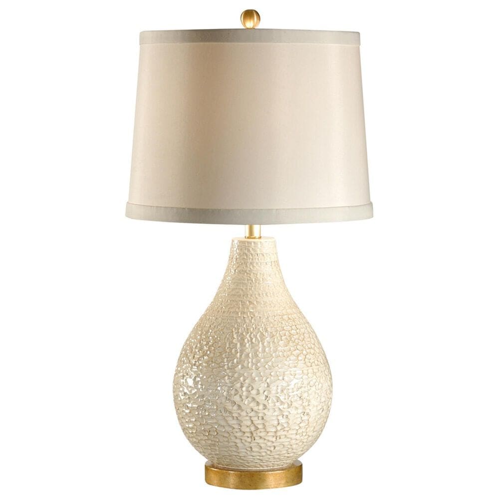 Wildwood Capri Table Lamp in Old White and Aged Gold, , large
