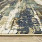 Oriental Weavers Reed RE02A 9"10" x 12"10" Beige and Blue Area Rug, , large
