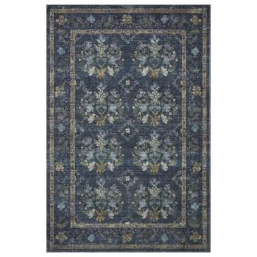 Rifle Paper Co. x Loloi Courtyard 7"6" x 9"6" Seville Navy Area Rug, , large