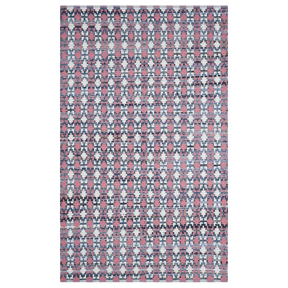 Safavieh Montauk 6" x 9" Coral and Multicolor Area Rug, , large