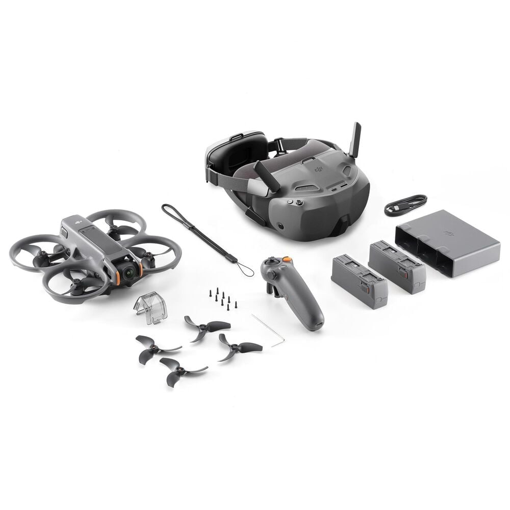 DJI Avata 2 Drone Fly Smart Combo with 3-Battery in Gray, , large