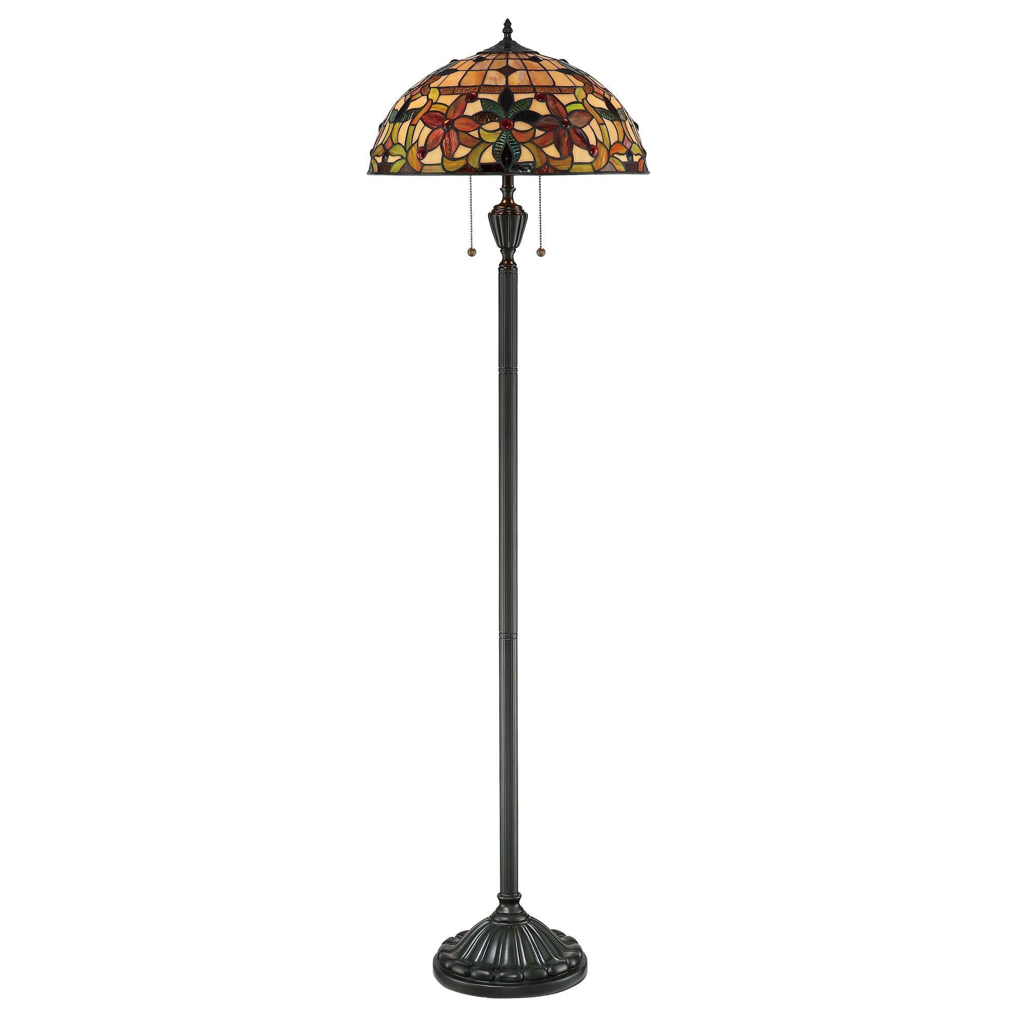 Vintage bronze floor lamp top