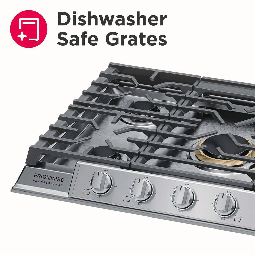 Frigidaire Professional Professional 2-Piece Kitchen Package with 30" Single Wall Oven and 36" Gas Cooktop in Stainless Steel, , large