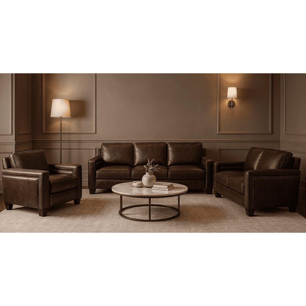 Hydeline Alice Stationary Sofa and Loveseat Set in Manchester Brown, , large