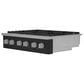 Cafe 36" Natural Gas Rangetop with 6-Burner in Matte Black and Brushed Stainless, , large