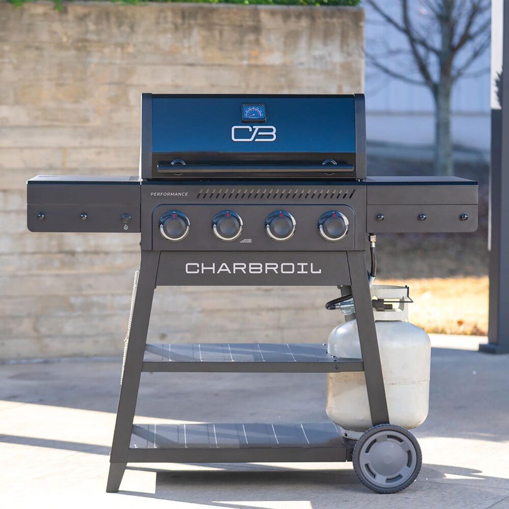 Char-Broil Performance Series 4-Burner Gas Grill Cart in Black, , large