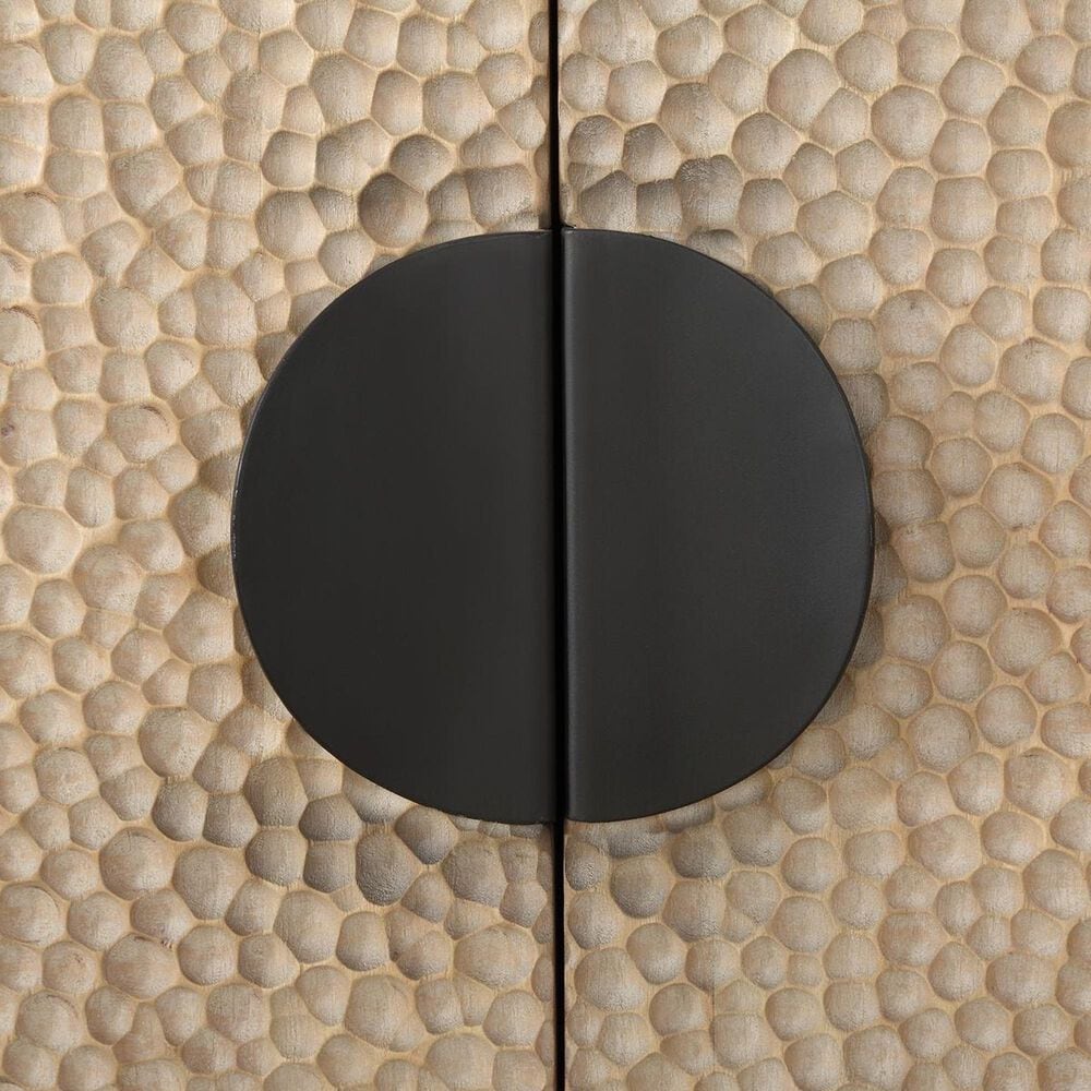 Uttermost Lunar 4-Door Cabinet in White and Black, , large