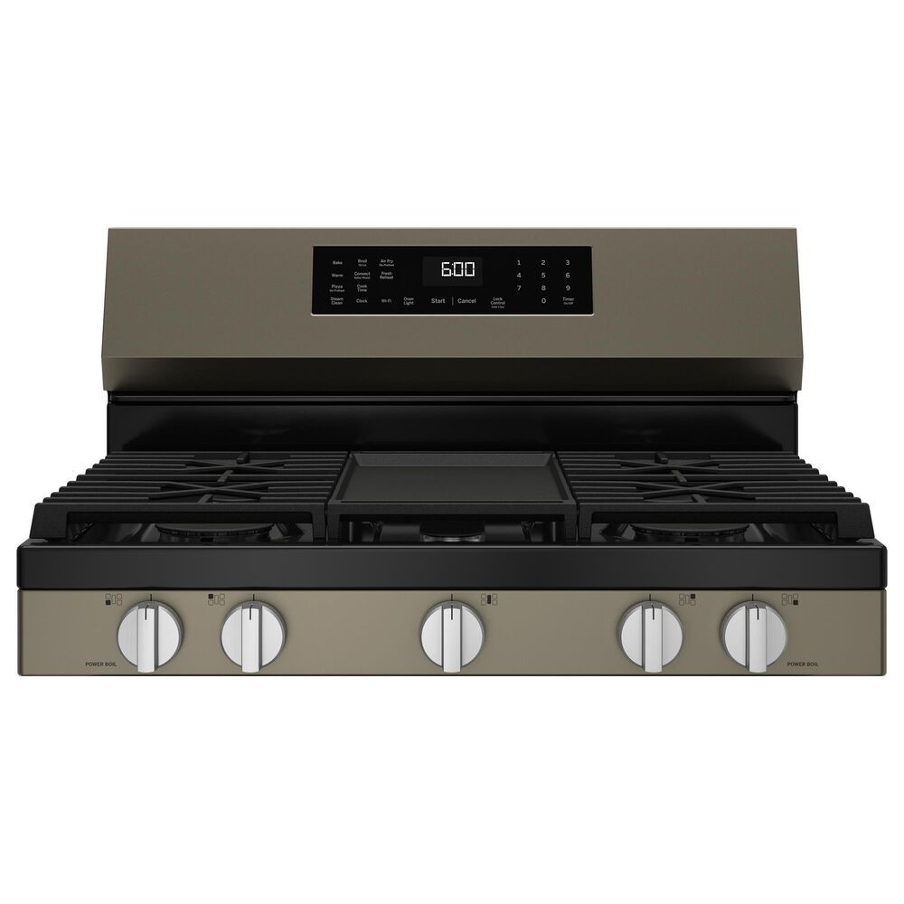 GE Appliances 30&quot; Freestanding Gas Convection Range in Fingerprint Resistant Slate, , large