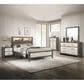 Crown Mark Rhett 5-Piece Queen Platform Bedroom Set in Gray and White, , large