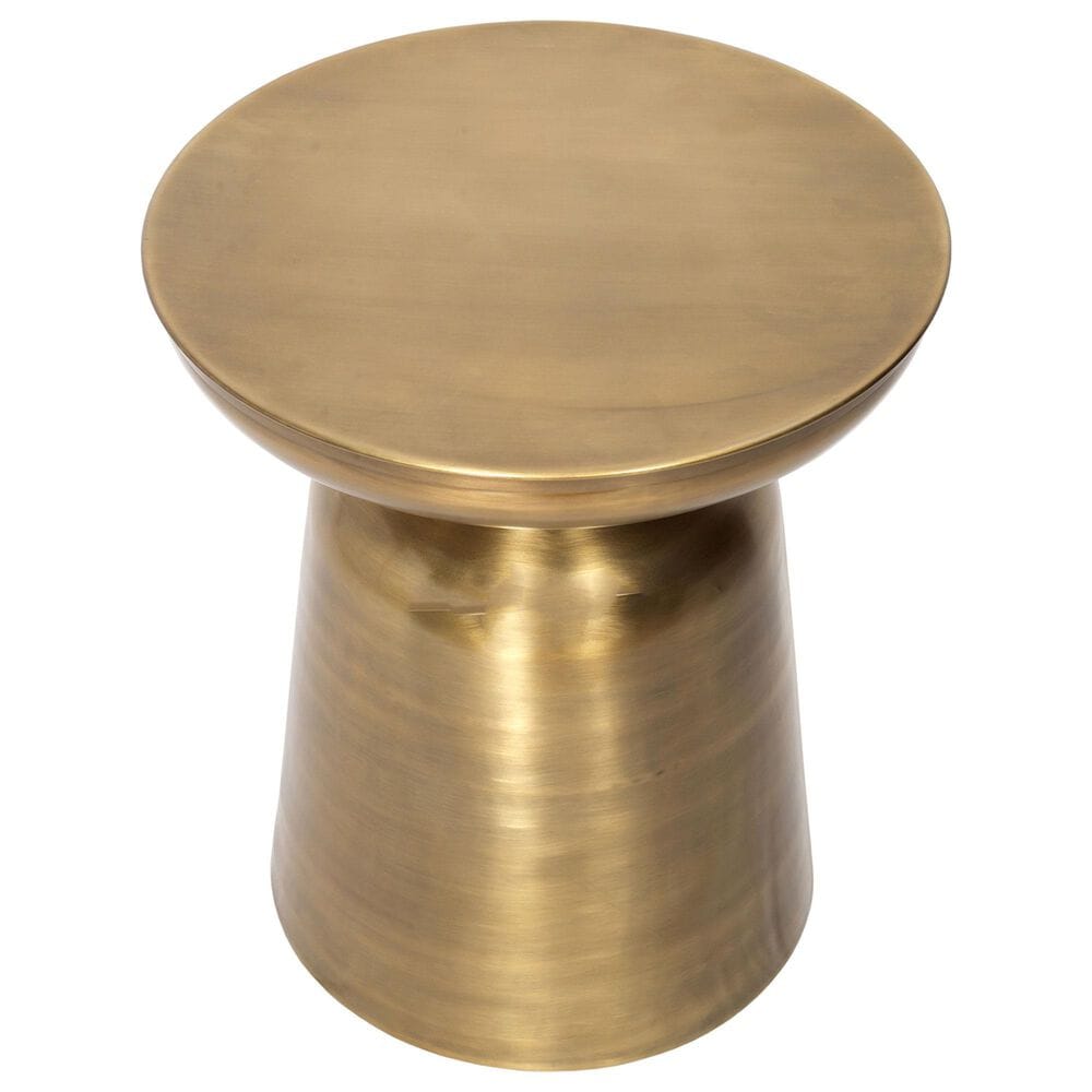 L.R. Home Zeus Side Table in Antique Brass, , large