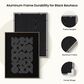 HOMLUX 24" x 18" Circles Canvas Art in Black and White, , large
