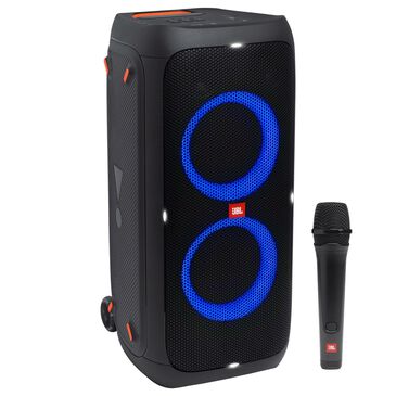 JBL PartyBox 310 Portable Party Speaker with Wired Microphone in Black, , large