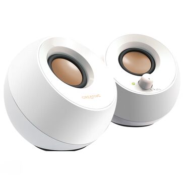 Creative Labs Pebble 2.0 USB-C Desktop Speaker in White, , large