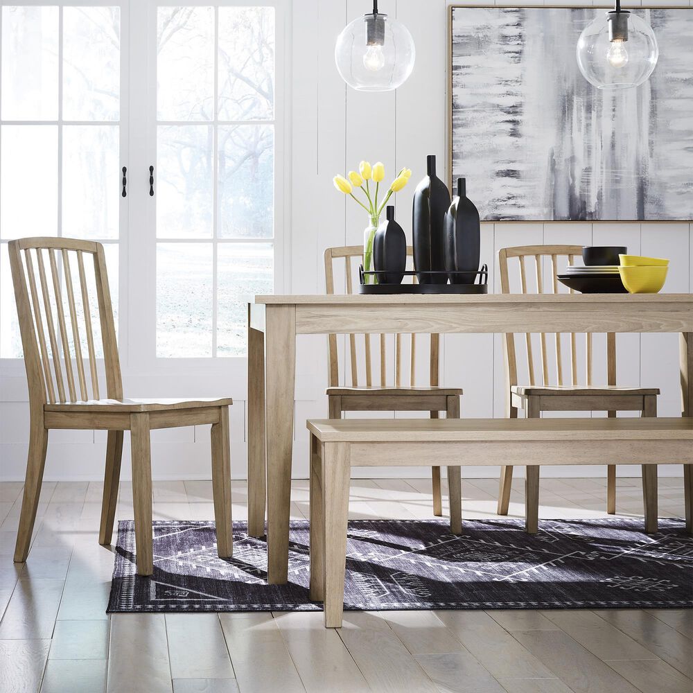 Ashley Gleanville Dining Table in Light Brown - Table Only, , large