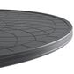 Hearth and Haven Outdoor Aluminum Dining Table with Round Table Top and Carved Texture, Black, , large