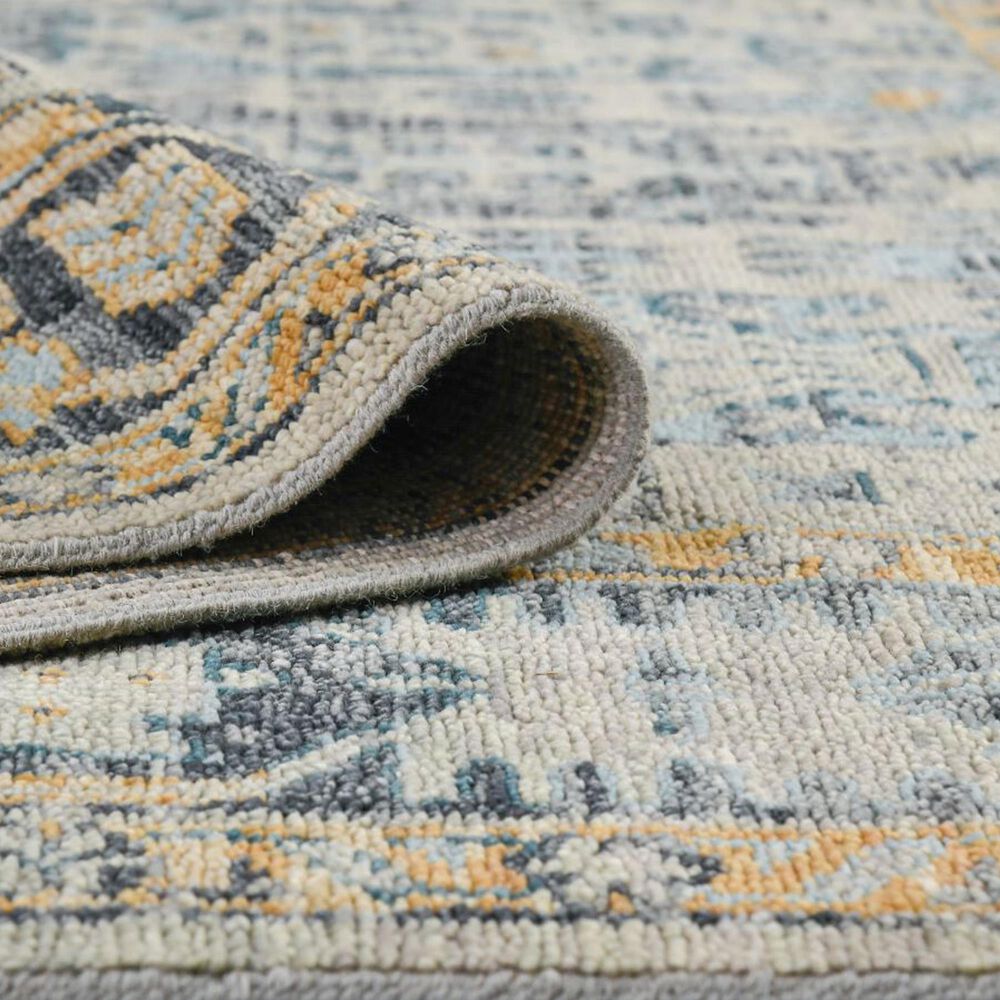 Amer Rugs Willow 9&#39; x 12&#39; Beige and Aqua Area Rug, , large