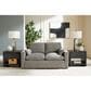 Ashley Dramatic Stationary Loveseat in Granite, , large